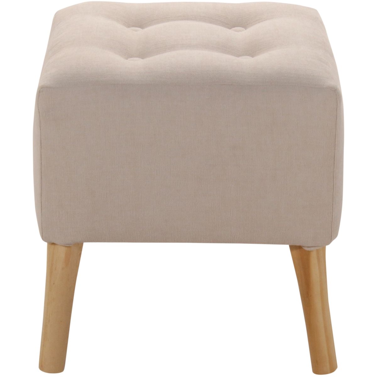 GENERICO - Pouf Alemania Crudo altea 42x42x43 cm Máxima Design