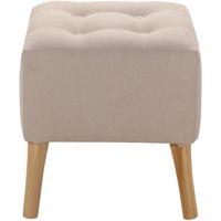 Pouf Alemania Crudo altea 42x42x43 cm Máxima Design