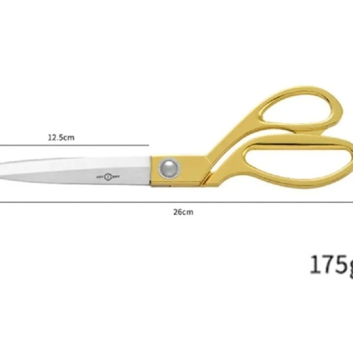 GENERICO - Tijera De Sastre 26cms Afilada Buen Corte Tela Para Tela