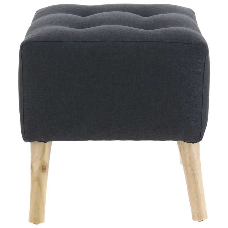 GENERICO - Pouf Alemania Grafito Amalfi 42x42x43 cm Máxima Design