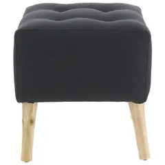 GENERICO - Pouf Alemania Grafito Amalfi 42x42x43 cm Máxima Design