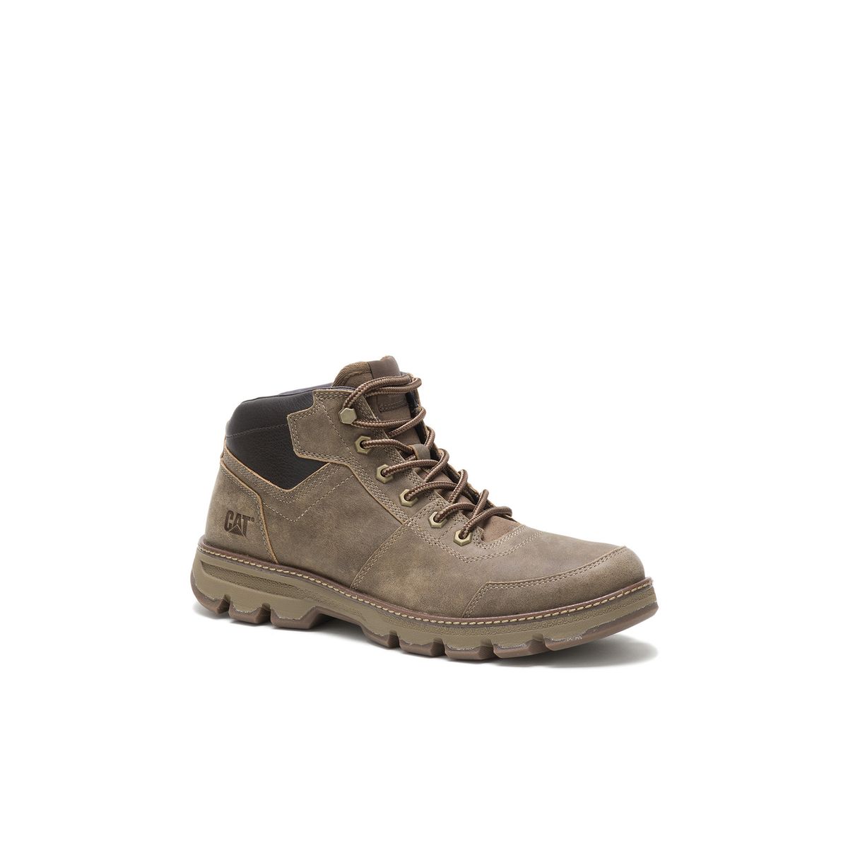 CAT - Botin Cuero Hombre Vertex Café CAT