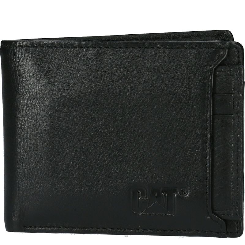 CAT - Billetera Cuero Hombre Cardholder Negro CAT