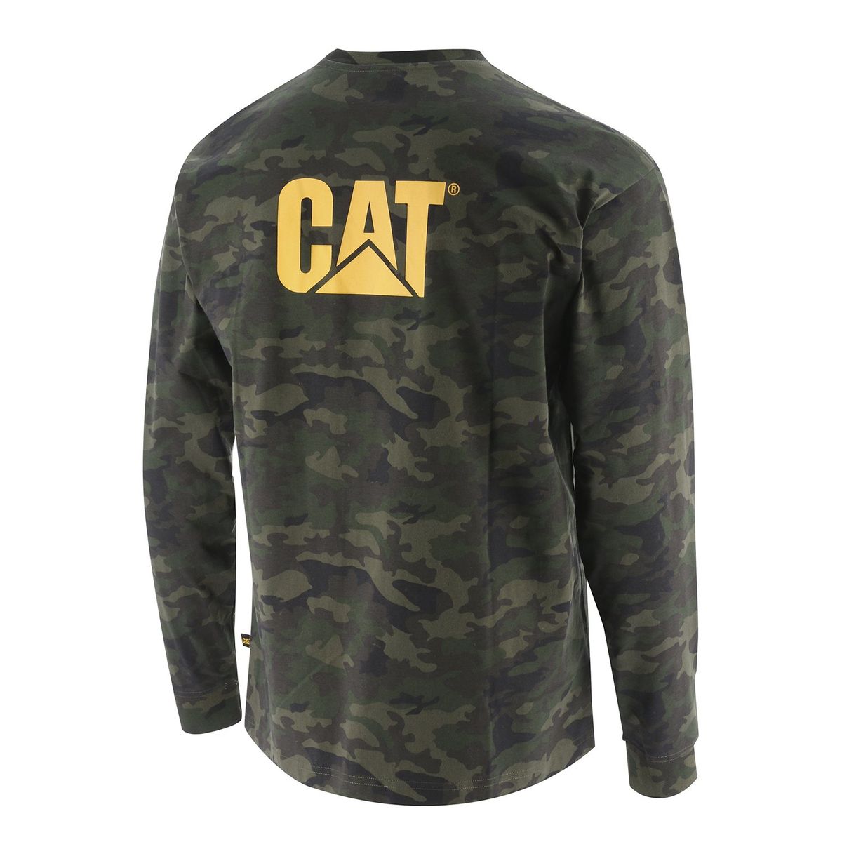 CAT - Polera M/L Hombre Trademark Pocket L/S Militar CAT