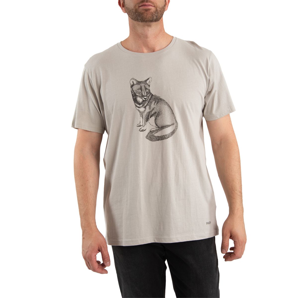 ROCKFORD - Polera Hombre Algodón Organic Gris ROCKFORD