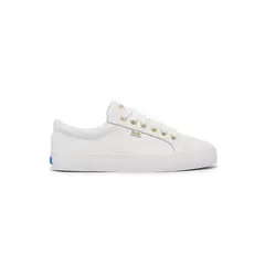 KEDS - Zapatilla Cuero Blanca Mujer Jump Kick