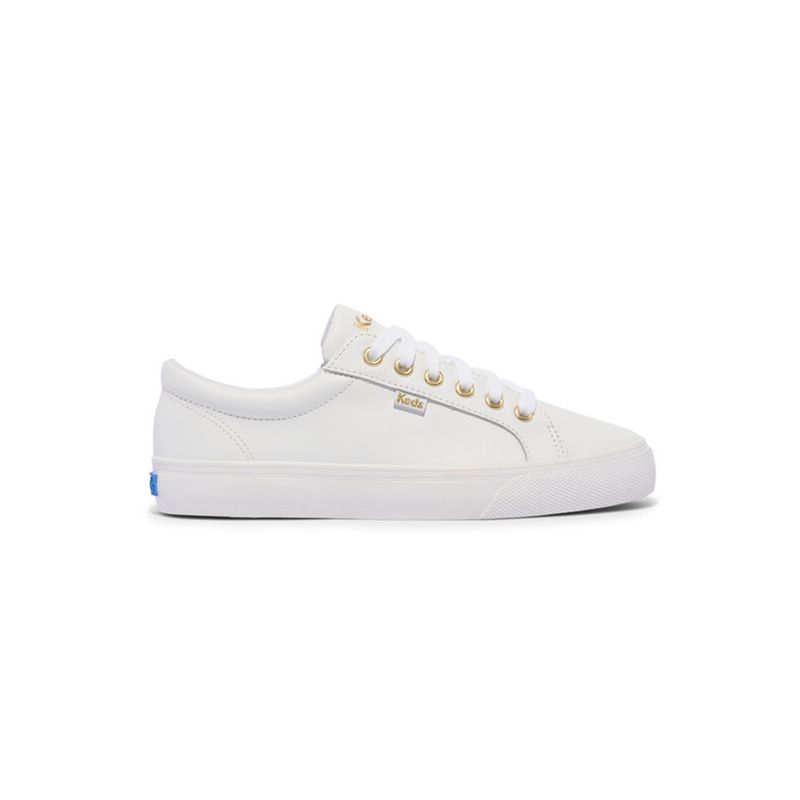 KEDS - Zapatilla Cuero Blanca Mujer Jump Kick KEDS