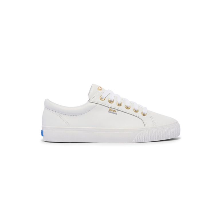 Zapatilla Cuero Blanca Mujer Jump Kick