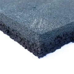 QRUBBER - Pastelón de caucho 50cmx50cmx25 mm gris