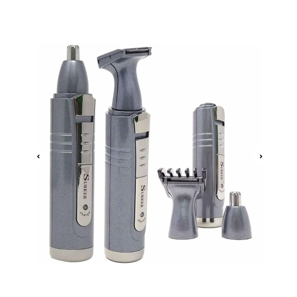 GENERICO - Afeitadora Barba Patilla Y Corta Pelo Nariz 2 En 1 Electrica