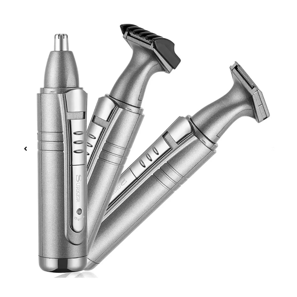 GENERICO - Afeitadora Barba Patilla Y Corta Pelo Nariz 2 En 1 Electrica