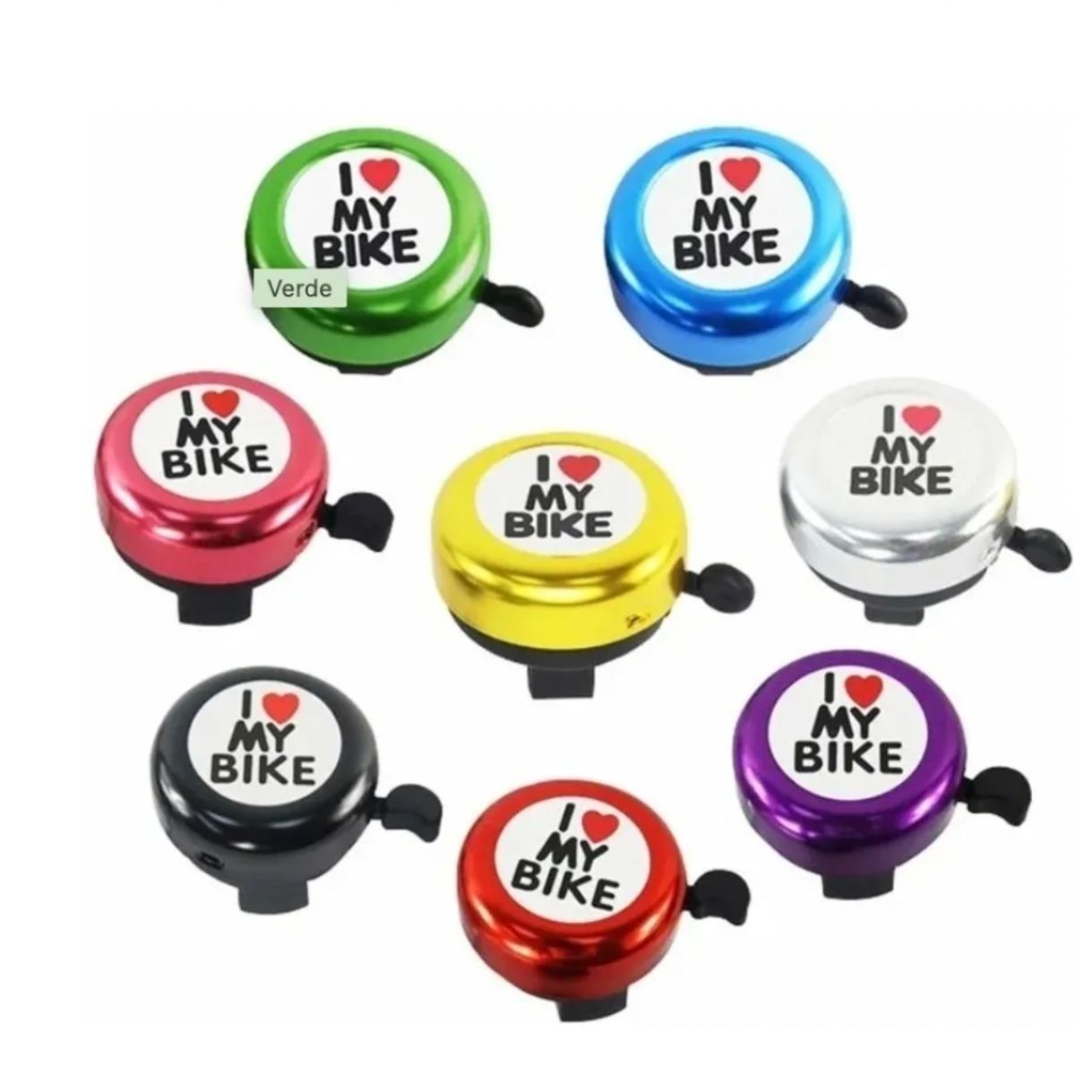 GENERICO - Timbre Bocina Para Bicicleta Con Diseño Colores Timbre Bici