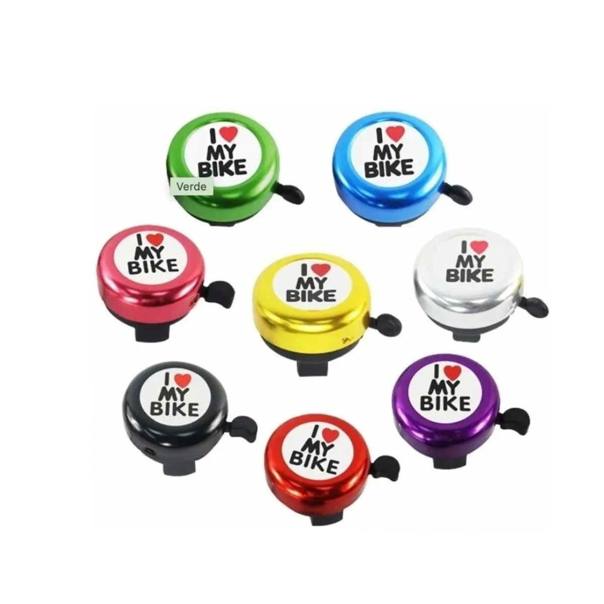 GENERICO - Timbre Bocina Para Bicicleta Con Diseño Colores Timbre Bici