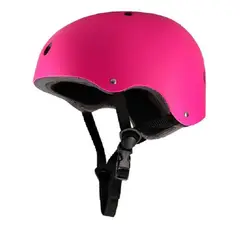 ON WHEELS - Casco Urbano Con Luz Color Rosado Talla S
