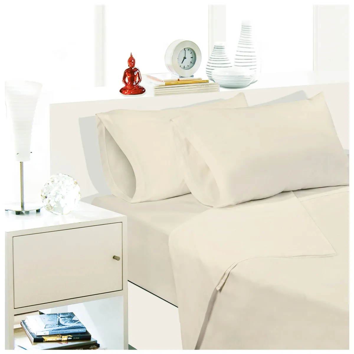 ARTHOME - Sabana unicolor arthome 1.5 plaza 144 hilos