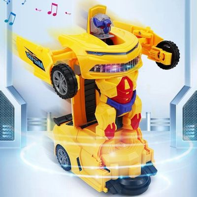 Imagen 2 del producto Auto Robot Transformers Con Luz Sonido y Movimiento