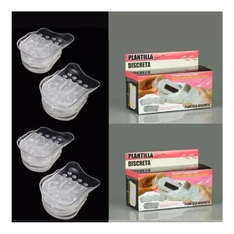 FELIZ - Par De Plantillas Silicona , Aumenta Estatura Hasta 5 Cm