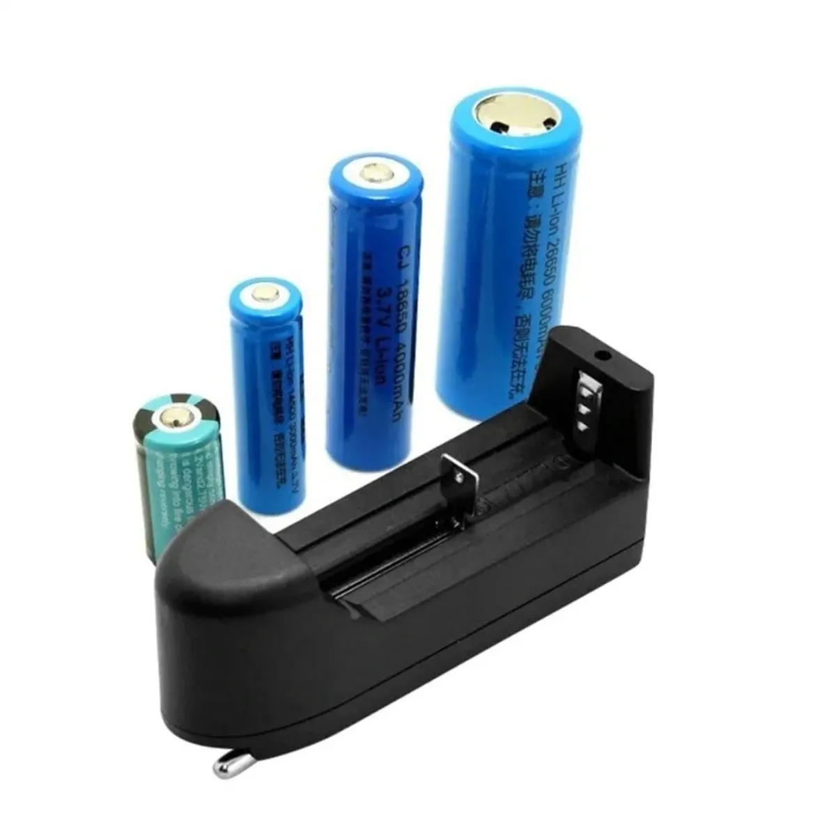 GENERICO - Cargador Bateria Pilas Recargables Litio 18650 3.7v