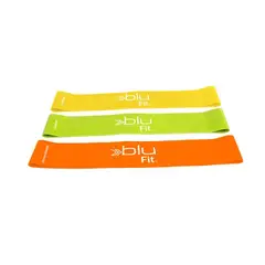 BLU FIT - SET DE BANDAS ELÁSTICAS LOOP 3UN
