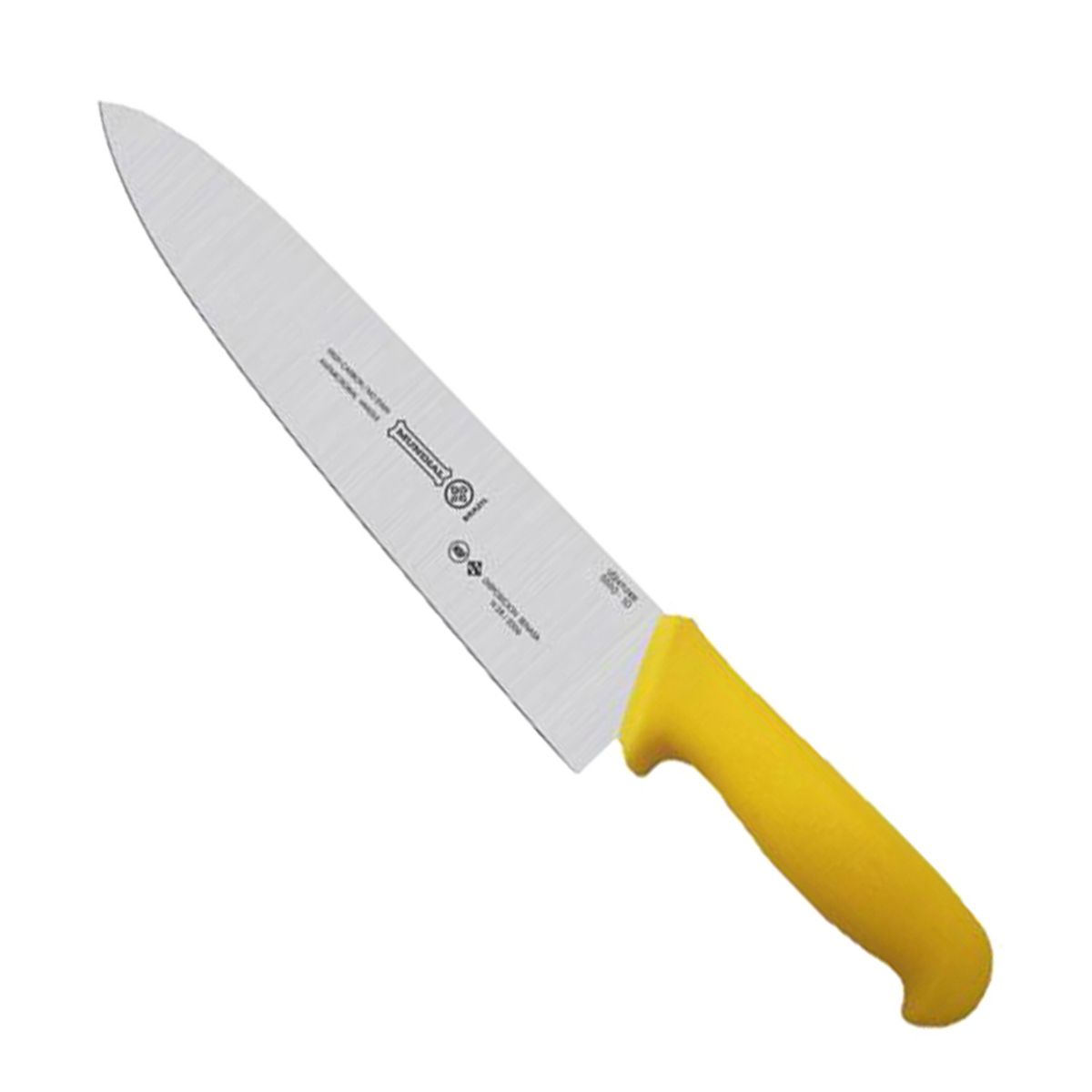 MUNDIAL - Cuchillo carne 25 cm amarillo medio golpe