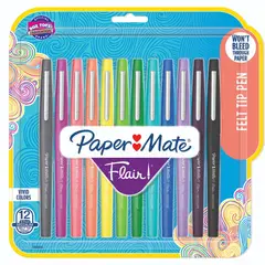 PAPER MATE - Marcadores Flair Tropical Vacation Set 12