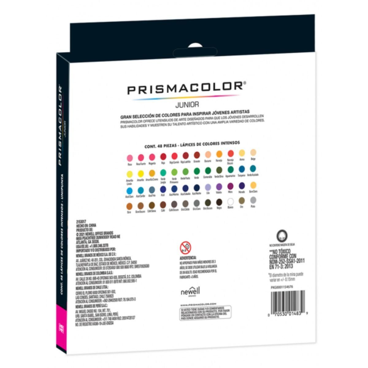 PRISMACOLOR - Lápices de Colores Prismacolor Junior Set 48