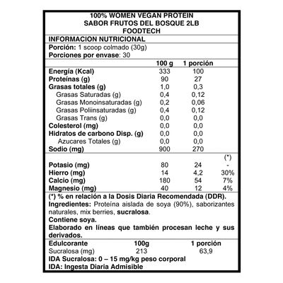 Imagen 2 del producto Women Vegan Protein