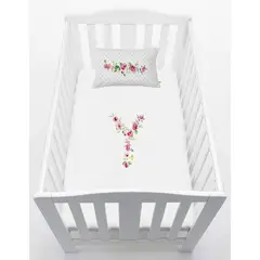TUYO PRINT - Cubreplumón Moises Letras Vintage Y -