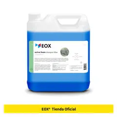 GENERICO - Shampoo Automotriz Snow Active Foam Eox Color Blue Azul 5 L