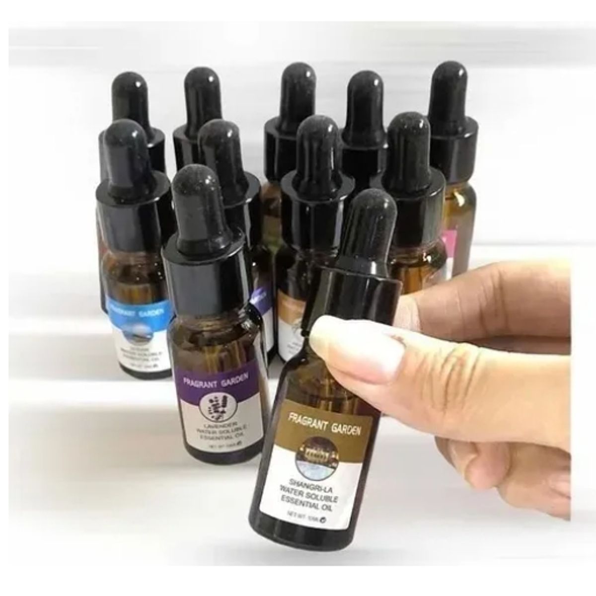 GENERICO - Pack De 6 Aceites Esenciales Aromáticos De 10ml Gotero Para Difusor