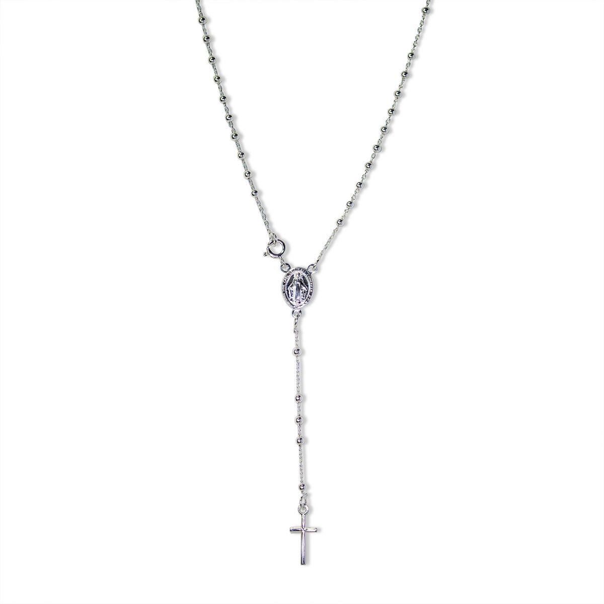 ANDREA COGGIOLA JOYAS - Collar Rosario Cadena Eslabón Plata