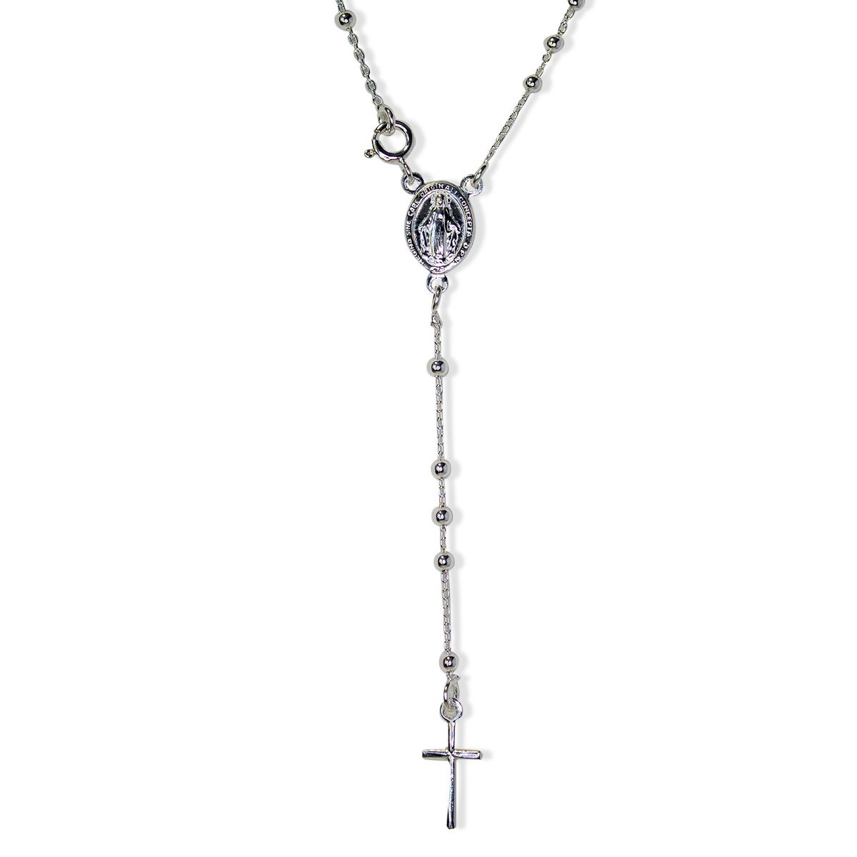 ANDREA COGGIOLA JOYAS - Collar Rosario Cadena Eslabón Plata