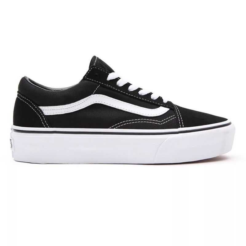 VANS - Zapatillas Unisex UA Old Skool Platform Negra VANS
