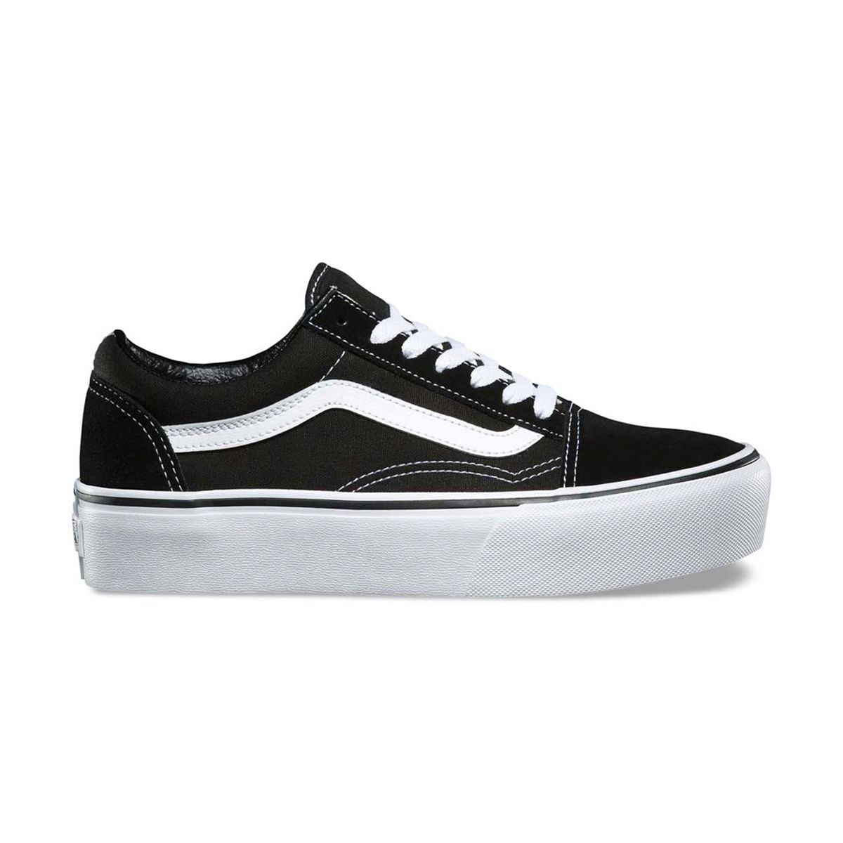 VANS - Zapatillas Unisex UA Old Skool Platform Negra VANS