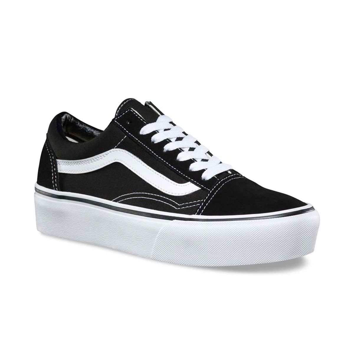 VANS - Zapatillas Unisex UA Old Skool Platform Negra VANS