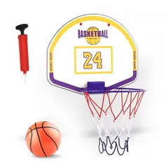 GENERICO - Aro de Basquetbol con Pelota + Bombin para Niños