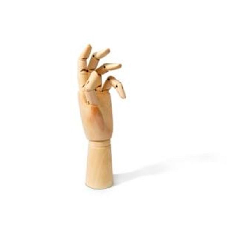 SEIGARD - Mano Masculina De Madera Articulada MS003 Color Café