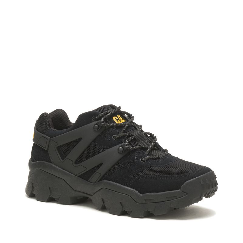 CAT - Zapatilla Cuero Unisex Reactor Negro CAT