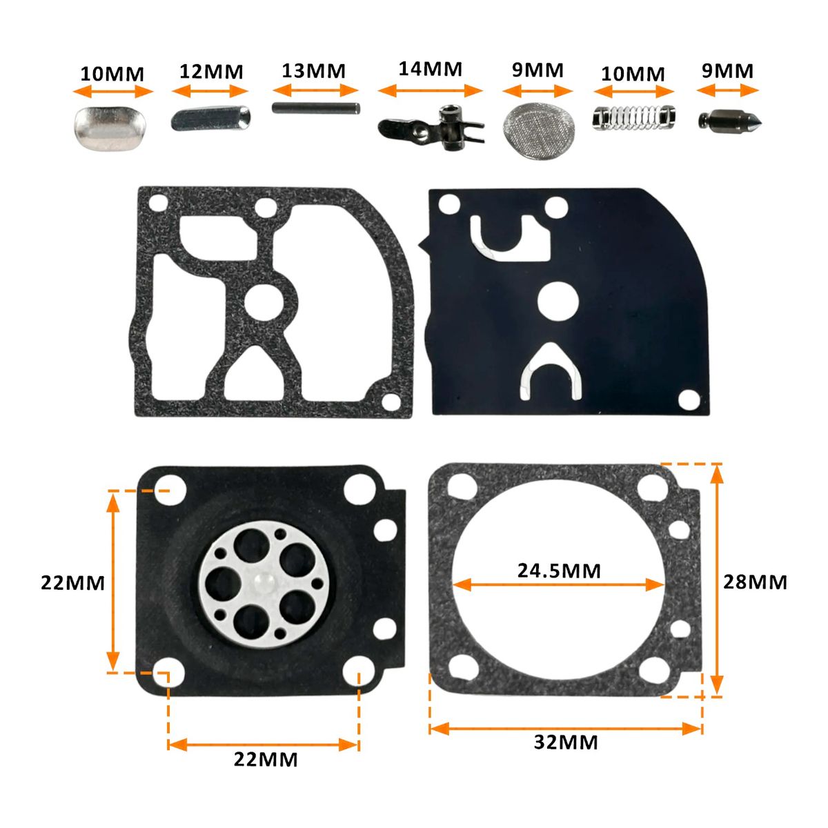 RAISMAN - MEMBRANA RAISMAN® PARA MOTOSIERRA STIHL MS170 DESBROZADORA STIHL FS120 FS250