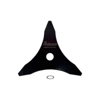 CUCHILLO 3 PUNTAS RAISMAN® PARA DESBROZADORA Ø255MM 3MM ESPESOR 25.4MM (1"") PERFORACION