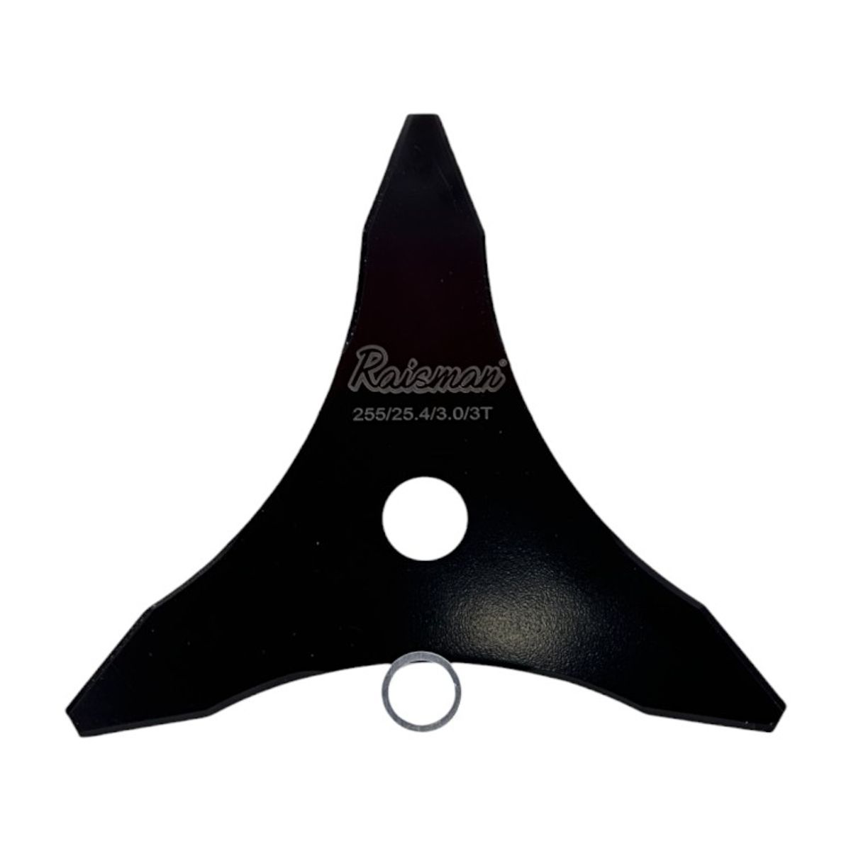 RAISMAN - CUCHILLO 3 PUNTAS RAISMAN® PARA DESBROZADORA Ø255MM 3MM ESPESOR 25.4MM (1") PERFORACION