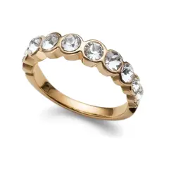 OLIVER WEBER - Anillo Horizon dorado cristal L