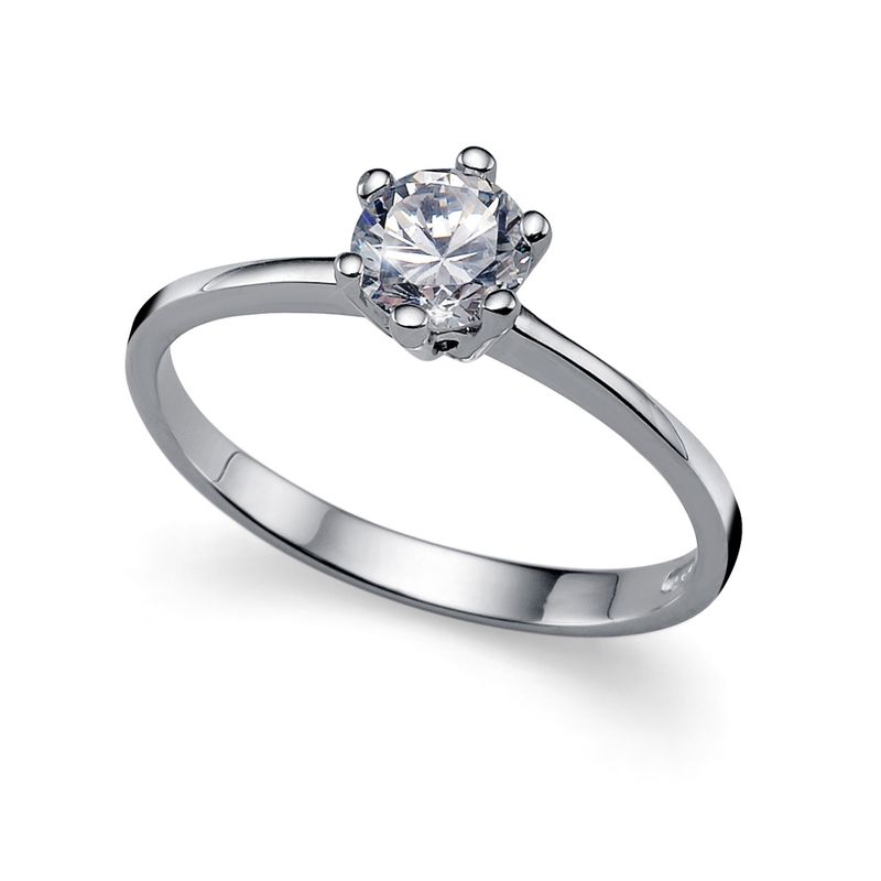 OLIVER WEBER - Anillo Brilliance 925AG RH CRY XL
