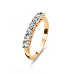 OLIVER WEBER - Anillo Step 925AG GP CZ WHI L