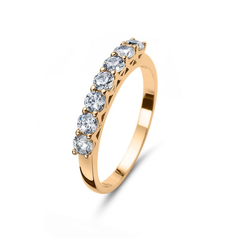 OLIVER WEBER - Anillo Step 925AG GP CZ WHI XL
