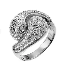 OLIVER WEBER - Anillo Sensibility 925 AG rodio cristal S**