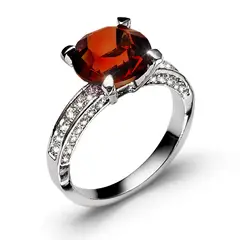 OLIVER WEBER - Anillo Princess RH siam L