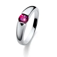 OLIVER WEBER - Anillo Tender 925AG rhod. pink S