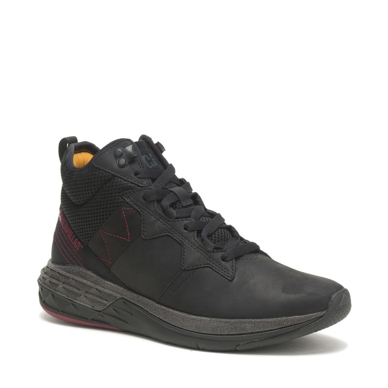 CAT - Zapatilla C/Caña Cuero Hombre Cityrogue Mid Negro CAT