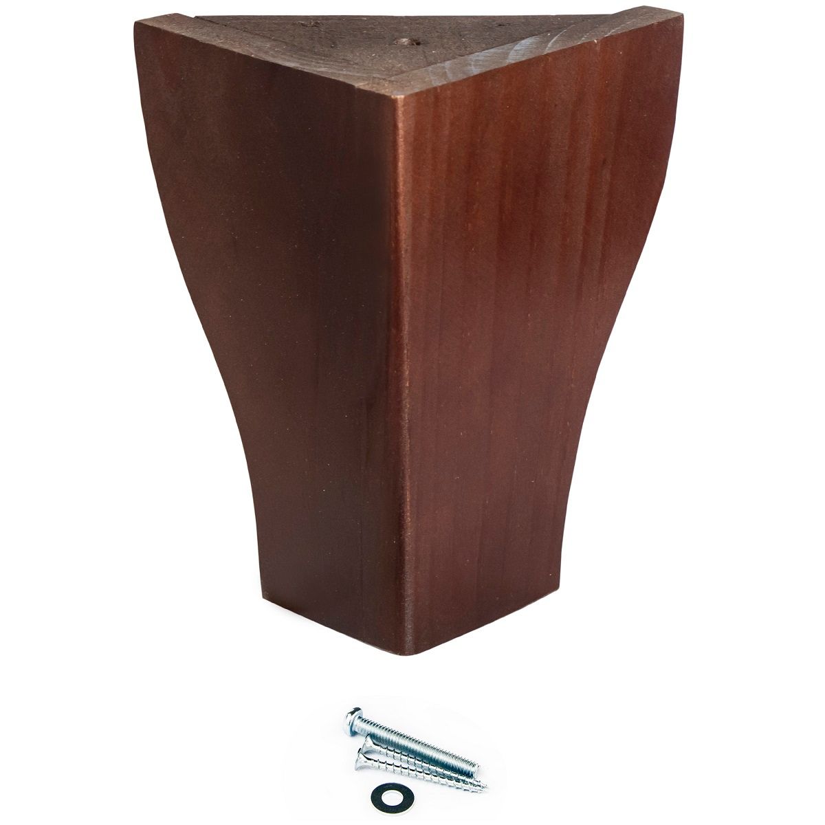 BLOCCARE - Kit de 4 Patas Para Cama Europea Color Chocolate